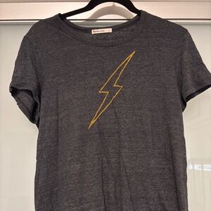 Marine Layer size L lightning bolt grey tshirt